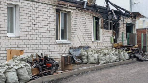 Professional Fire Damage Removal technician working in Glencoe, MN